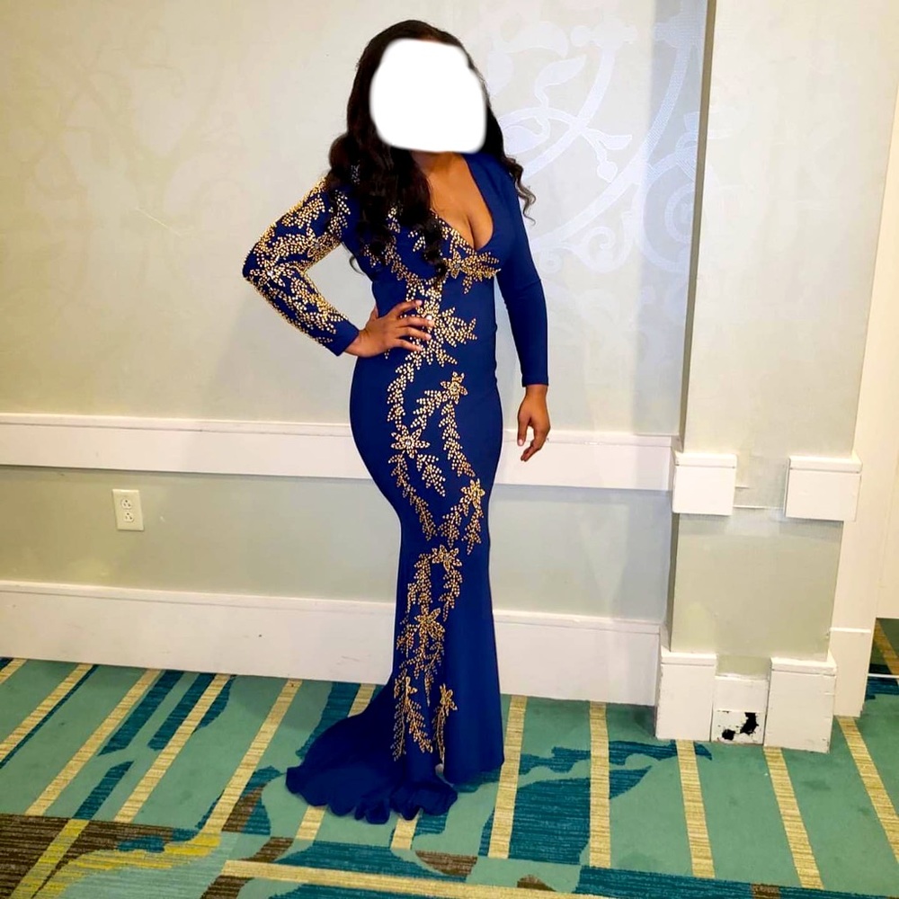 Blue Gown- Prom